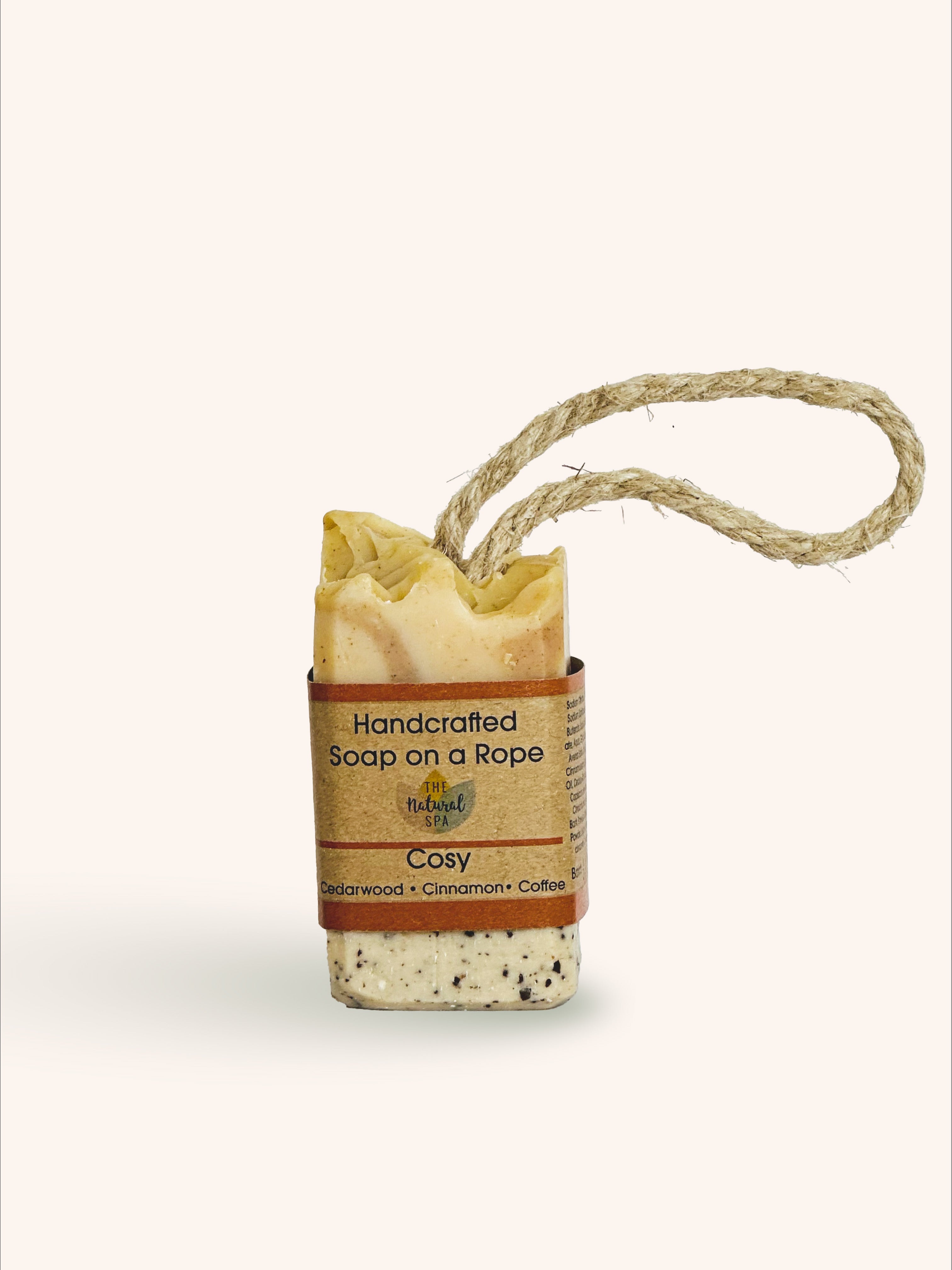 Cosy Cold Process Soap | Handmade with Coffee & Spices |  100g