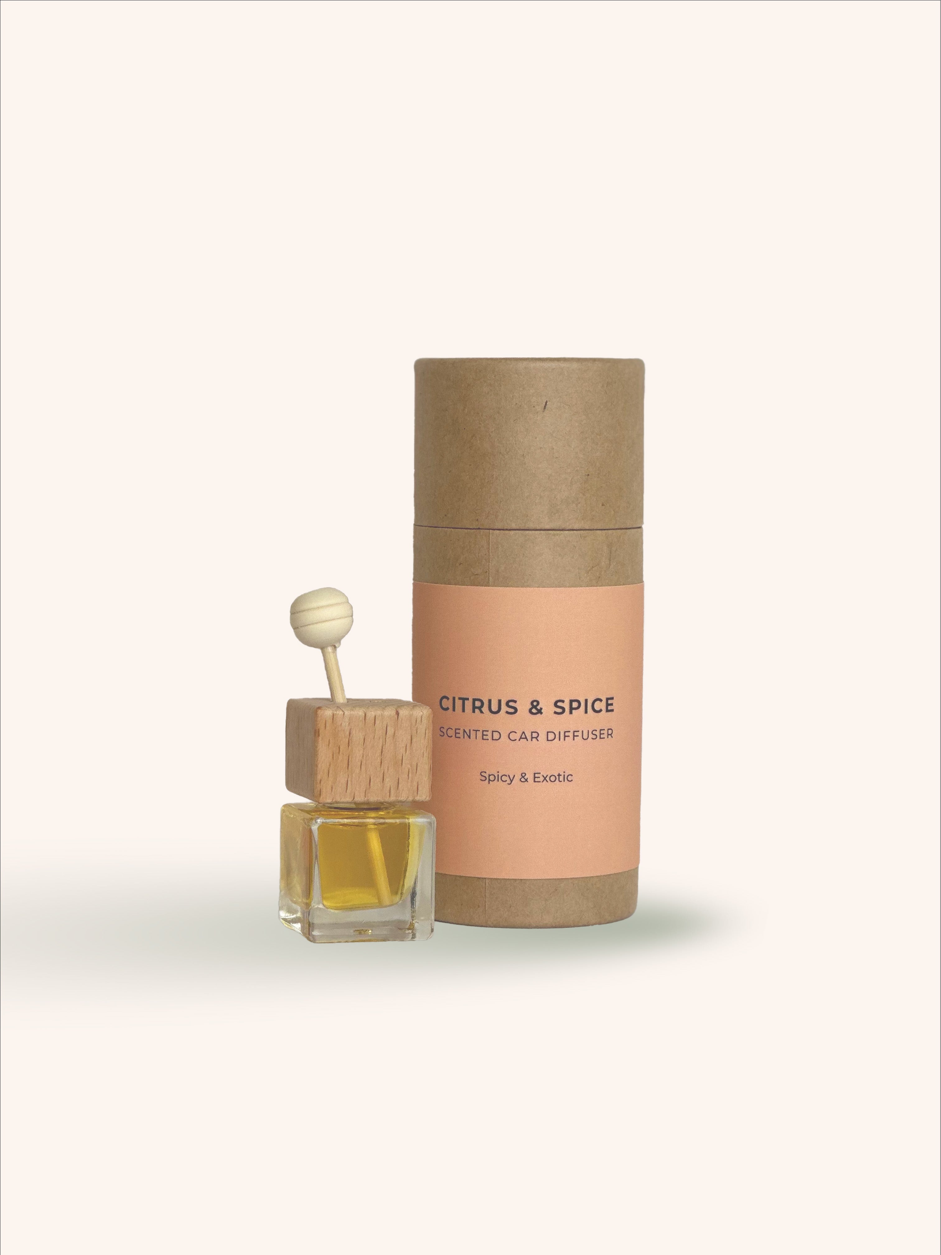 Citrus & Spice Car Diffuser | Bold, Sophisticated Scent, 8ml