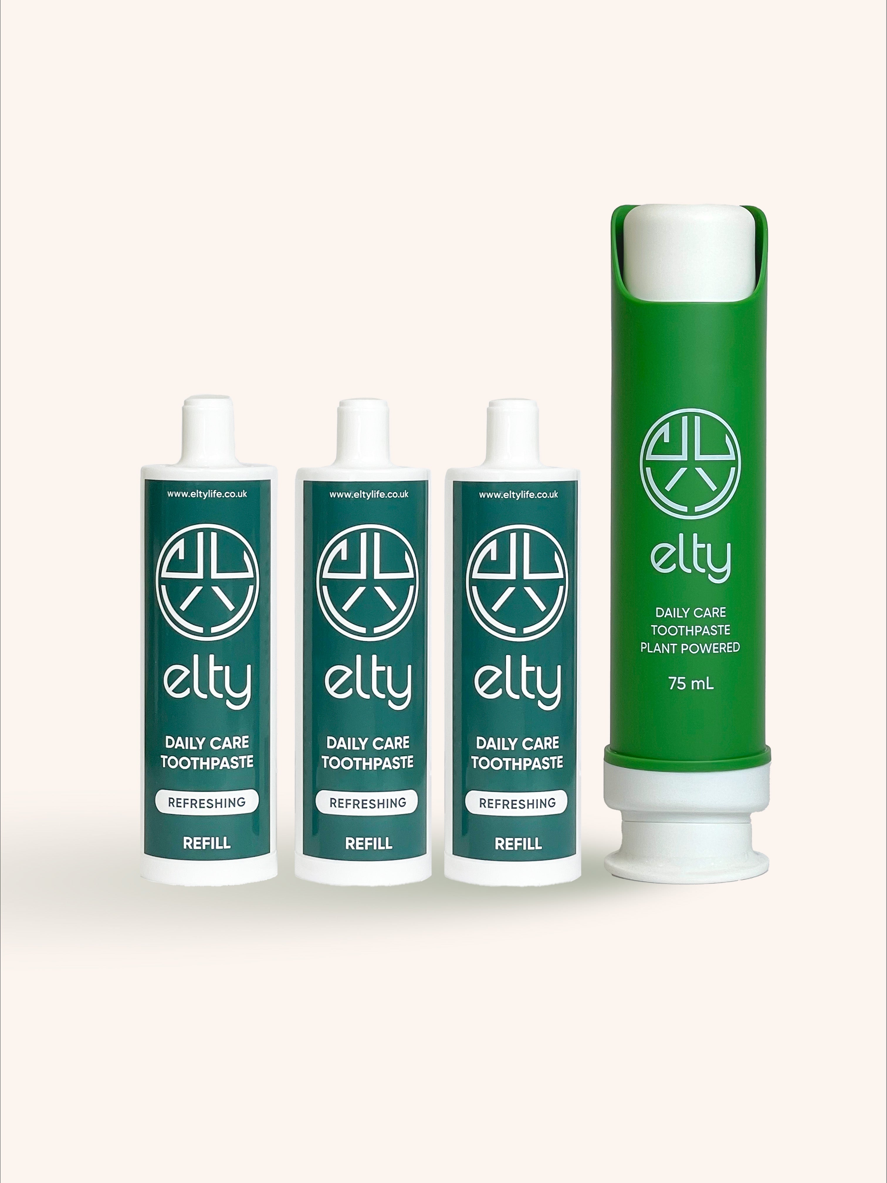 Elty daily toothpaste starter pack