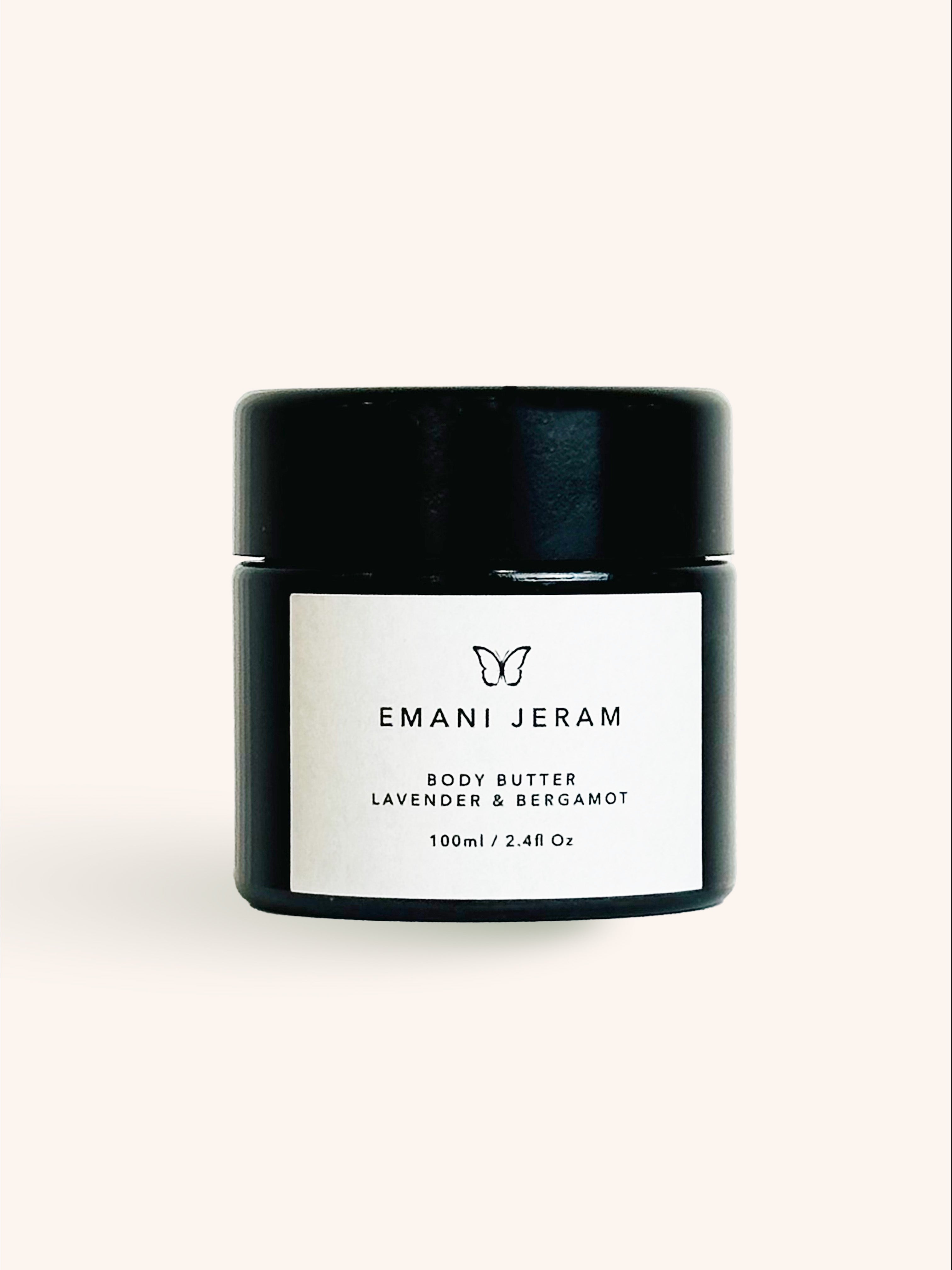 Emani Jeram Natural Skincare | Lavender & Bergamot Body Butter – 100ml
