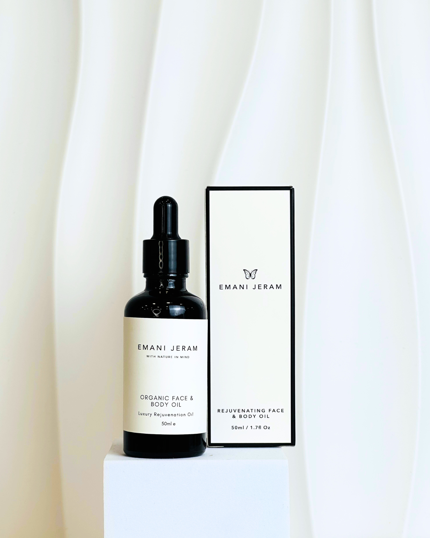 Emani Jeram Rejuvenating Face & Body Oil | For Radiant, Balanced Skin, 50ml