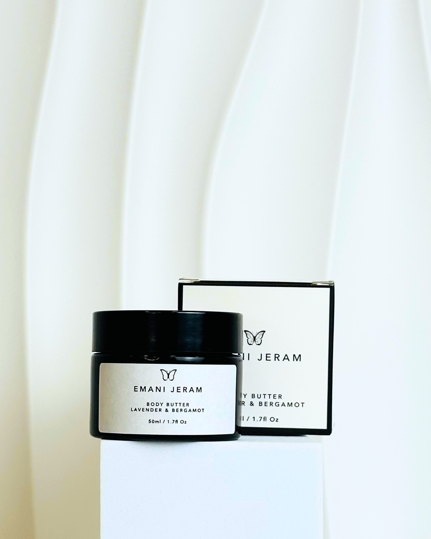 Emani Jeram Natural Skincare | Lavender & Bergamot Body Butter – 50ml