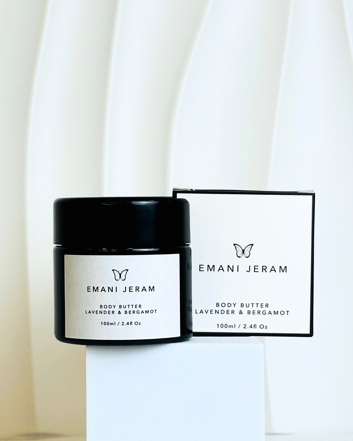 Emani Jeram Natural Skincare | Lavender & Bergamot Body Butter – 100ml
