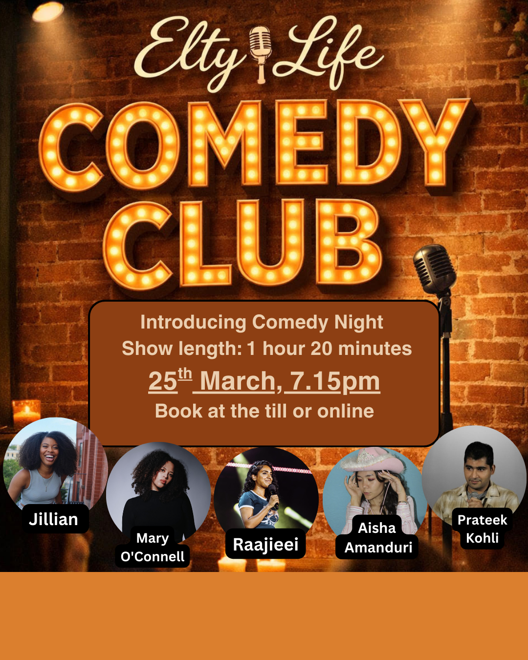 Stand-Up Comedy Night #2 with Jillian