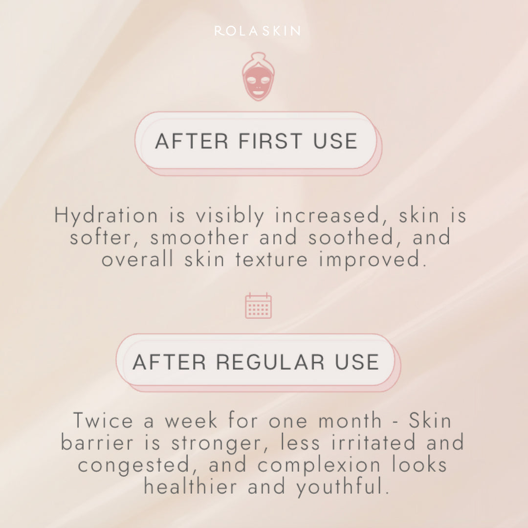 Ultra Hydrating Natural Glow Sheet Mask – Ceramide, Shea Butter & Chamomile 25ml