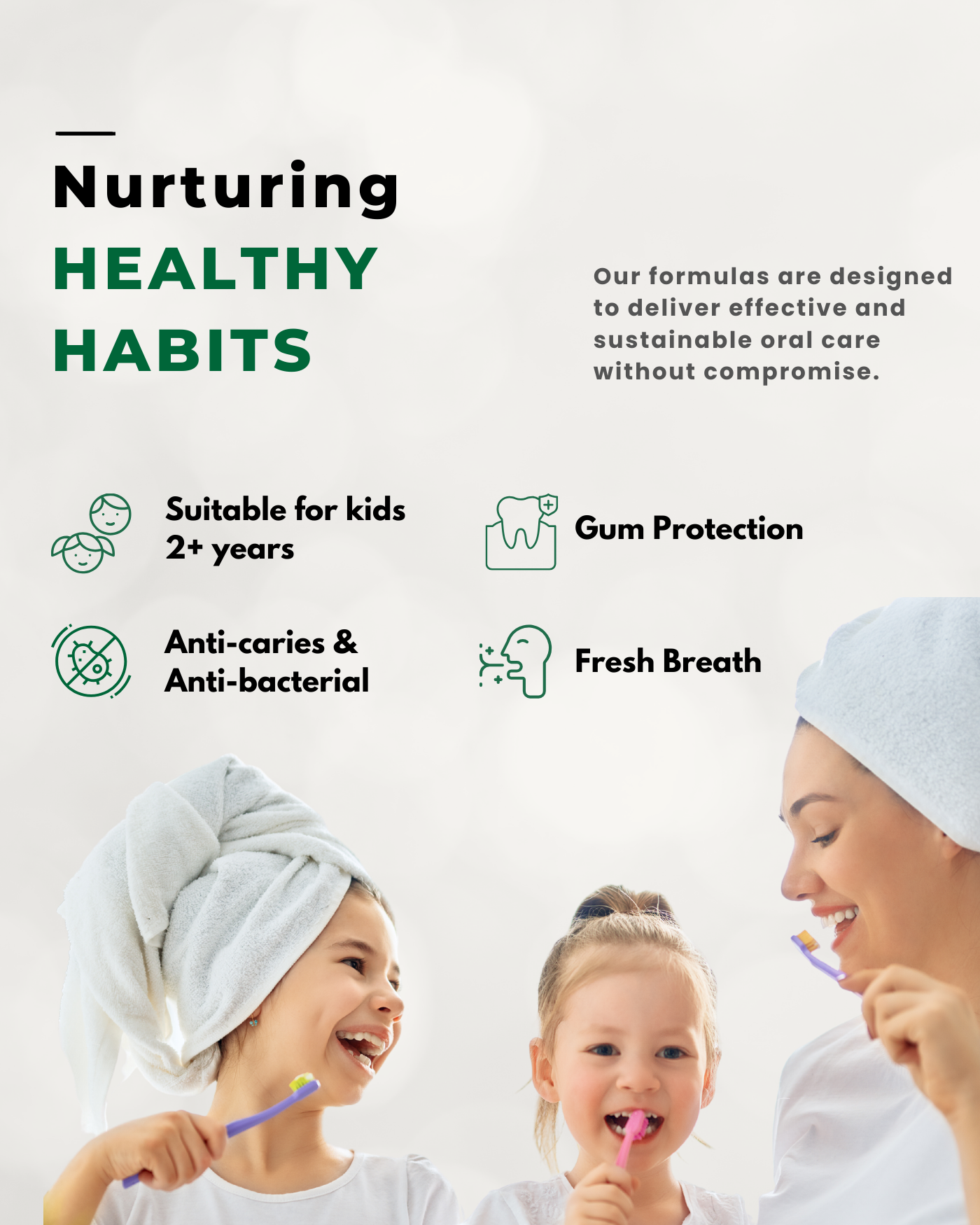 toothpaste for kids and toddlers with no artificial flavours