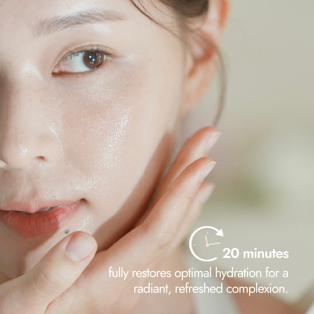 Ultra Hydrating Natural Glow Sheet Mask – Ceramide, Shea Butter & Chamomile 25ml