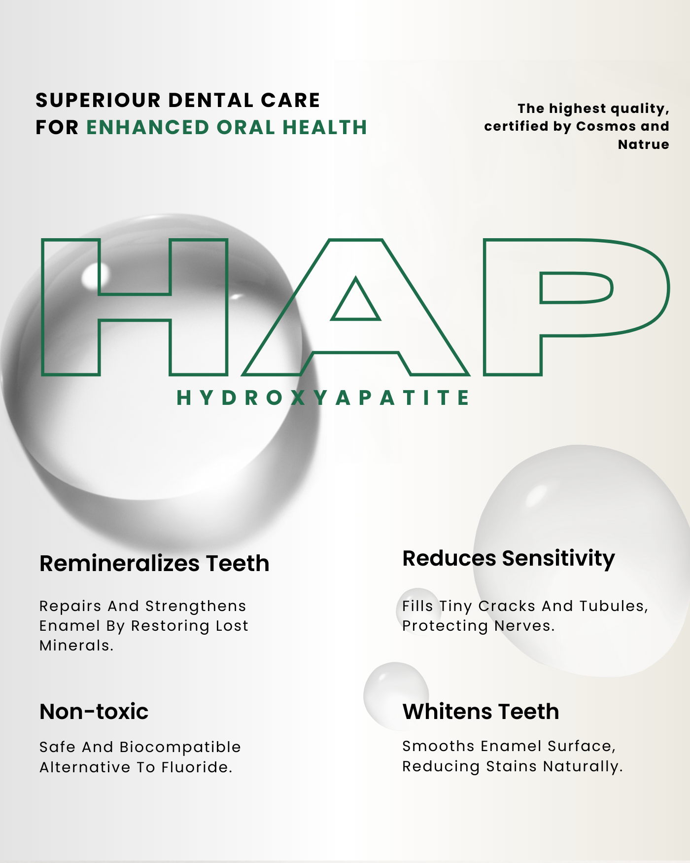 hydroxyapatite kids toothpaste DAILY USE / DESIGNED FOR KIDS/ ENAMEL PROTECTION