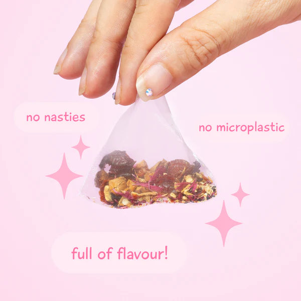 Palm Motel Fruity Herbal Tea | Teapsy | Ginger & Mango, 15 bags