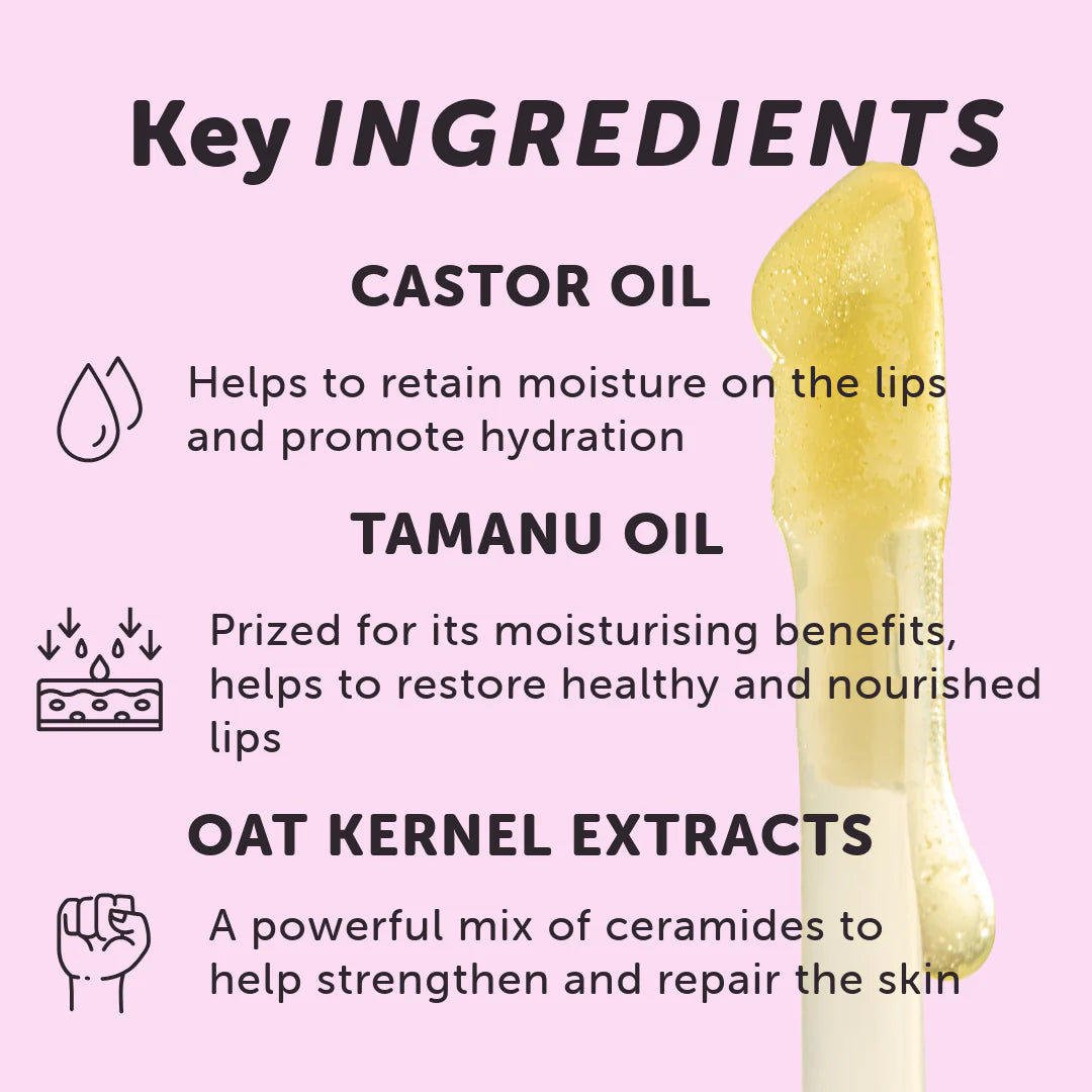 Ultra Shine Lip Oil | Natural Gloss for Dry Lips (8mL)