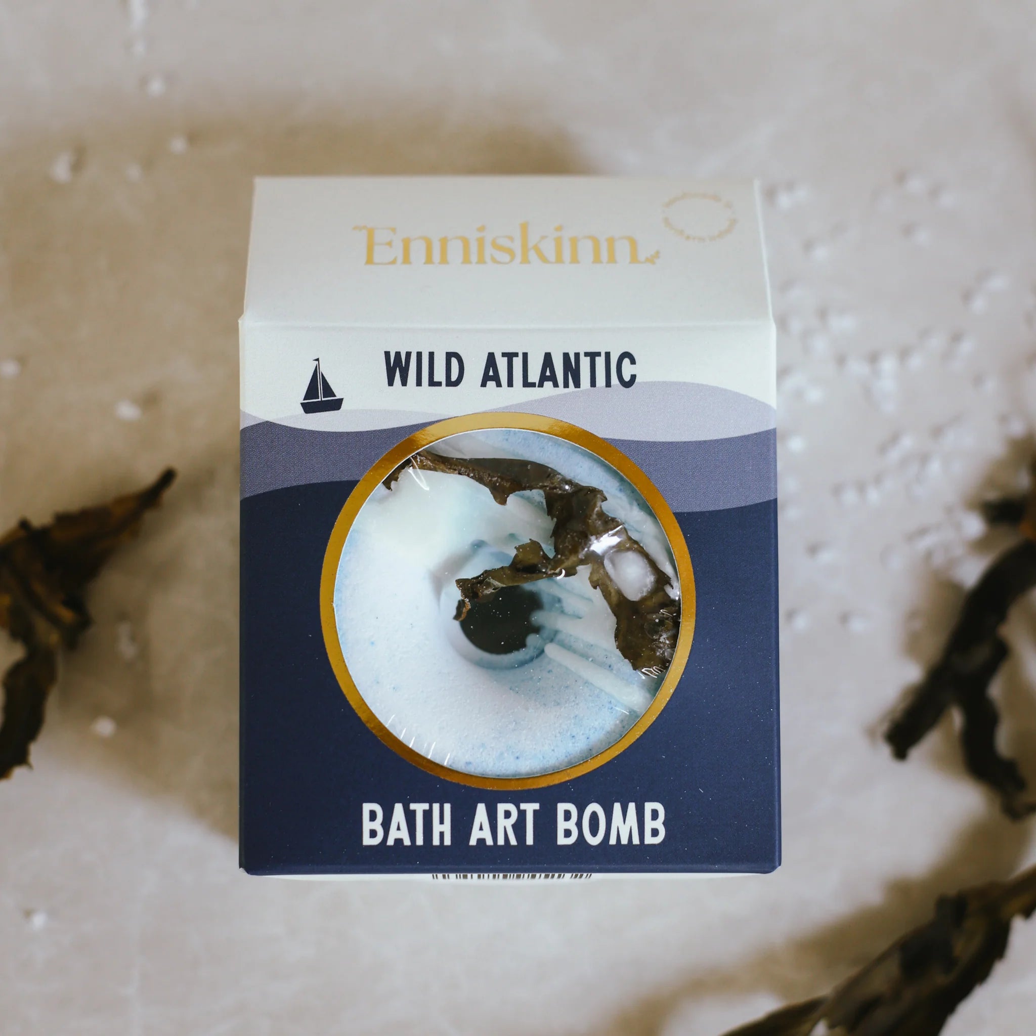 Wild Atlantic Bath Bomb | Essential Oil Blend for Sensitive Skin (Handmade)