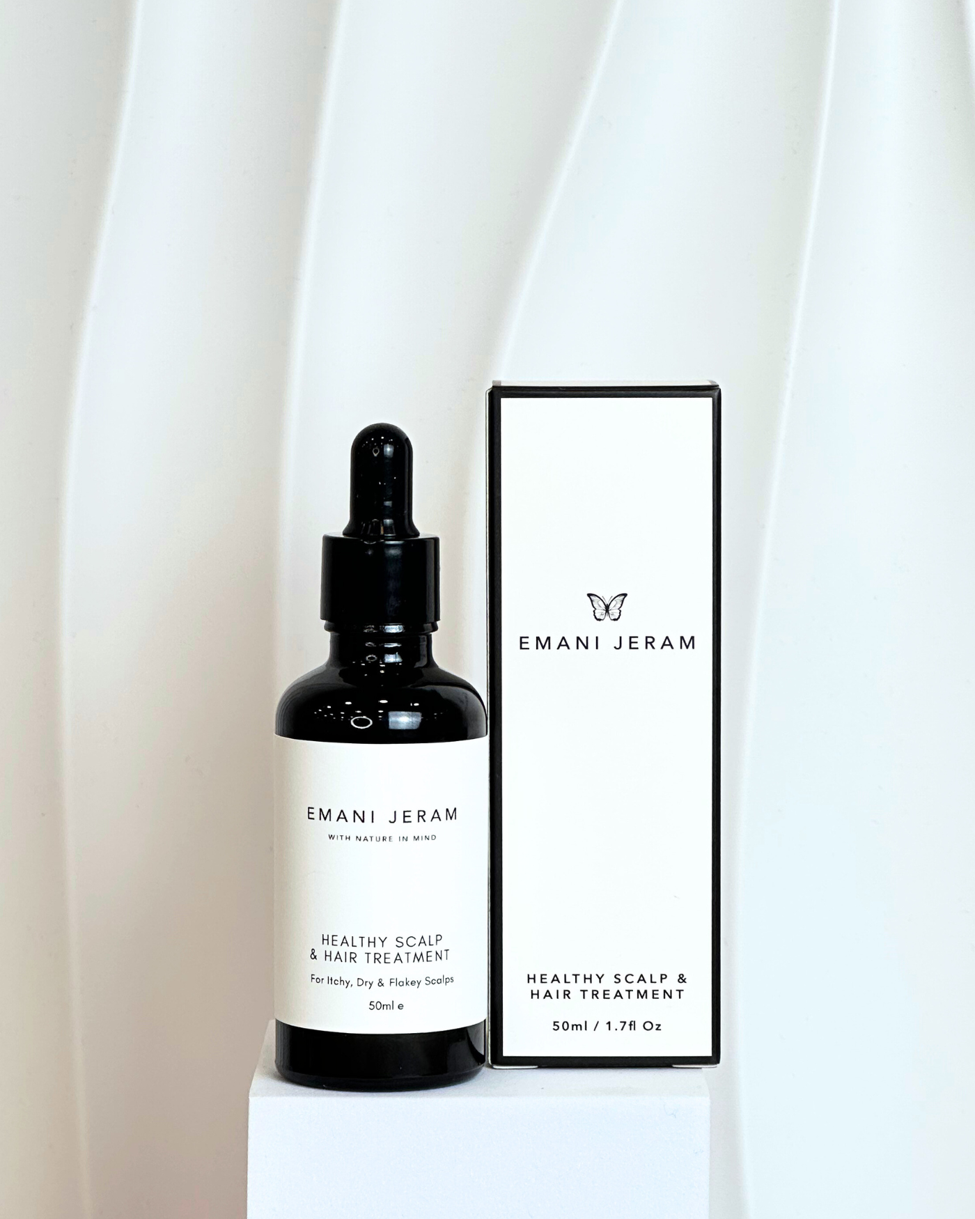 Emani Jeram Hydrating Scalp & Hair Repair Oil | For Dry, Itchy Scalp & All Hair Types 50ml