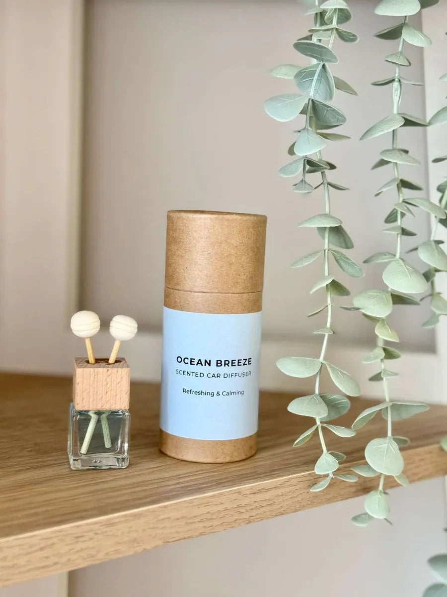 Ocean Breeze Car Diffuser – Fresh Coastal Scent for On-the-Go Calm