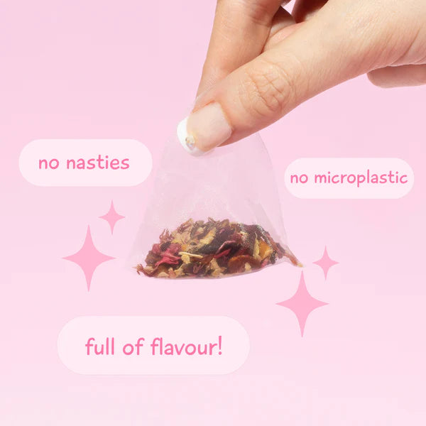 Funfair-Inspired Herbal Tea with Raspberry & Caramel | Teapsy Pink Rodeo 15 bags