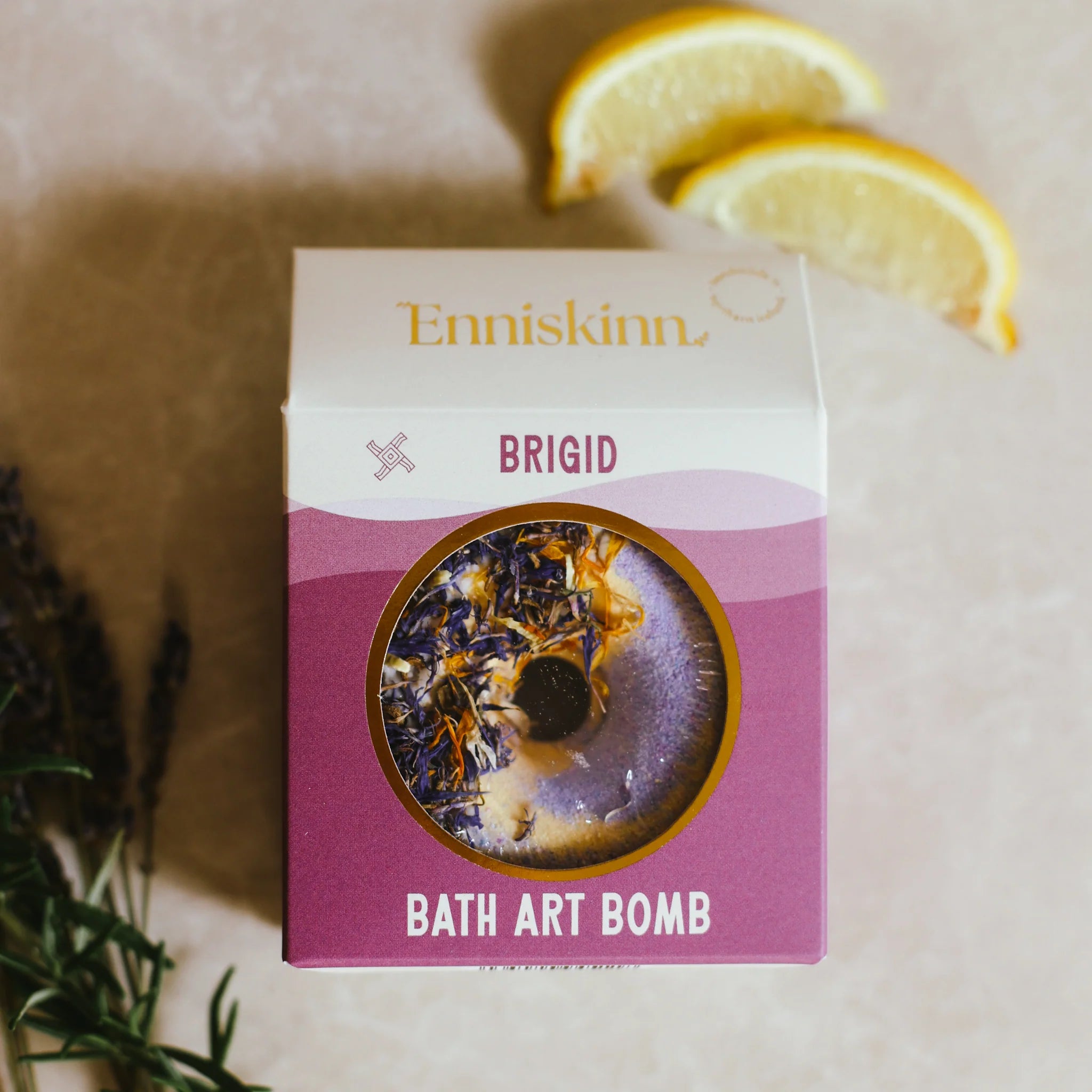 Brigid Bath Bomb | Handmade with Cocoa Butter & Apricot Oil