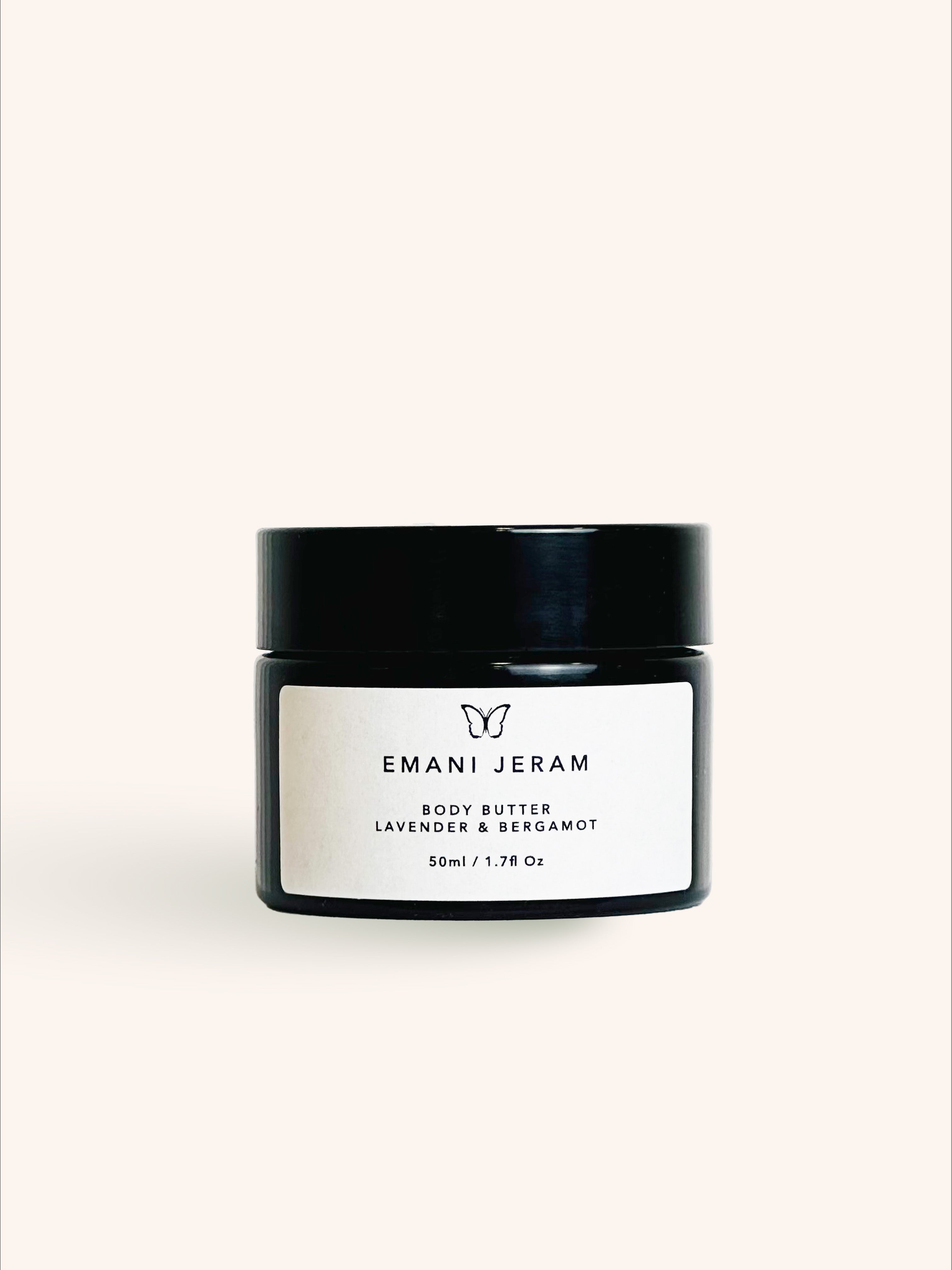 Emani Jeram Natural Skincare | Lavender & Bergamot Body Butter – 50ml