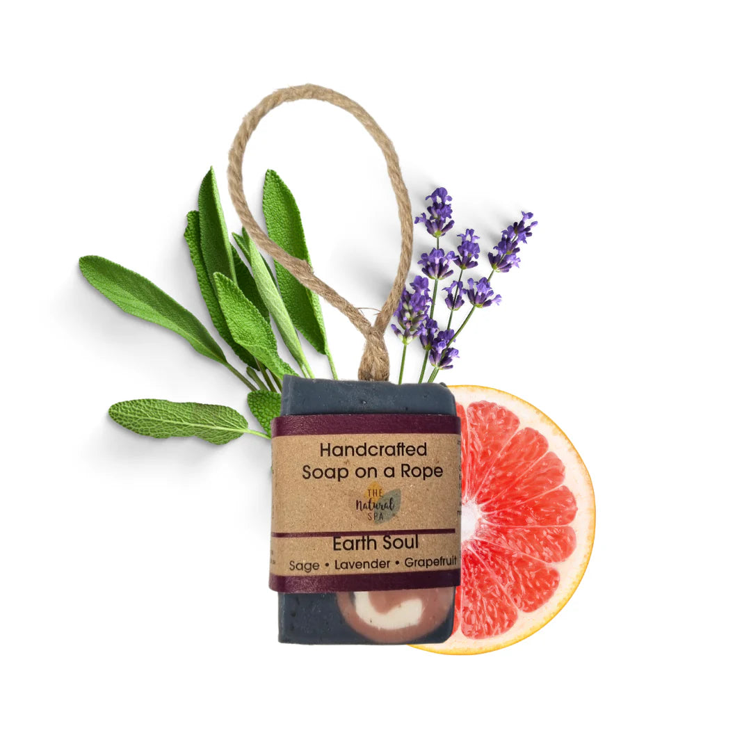 Earth Soul Natural Soap Bar – Handmade with Lavender & Grapefruit 100g