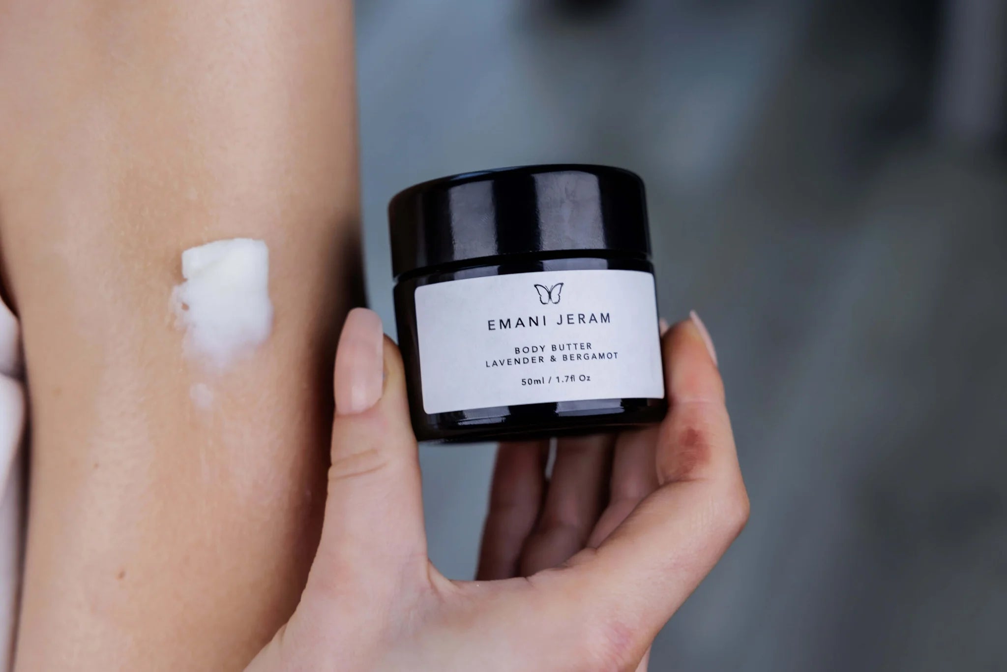Emani Jeram Natural Skincare | Lavender & Bergamot Body Butter – 50ml