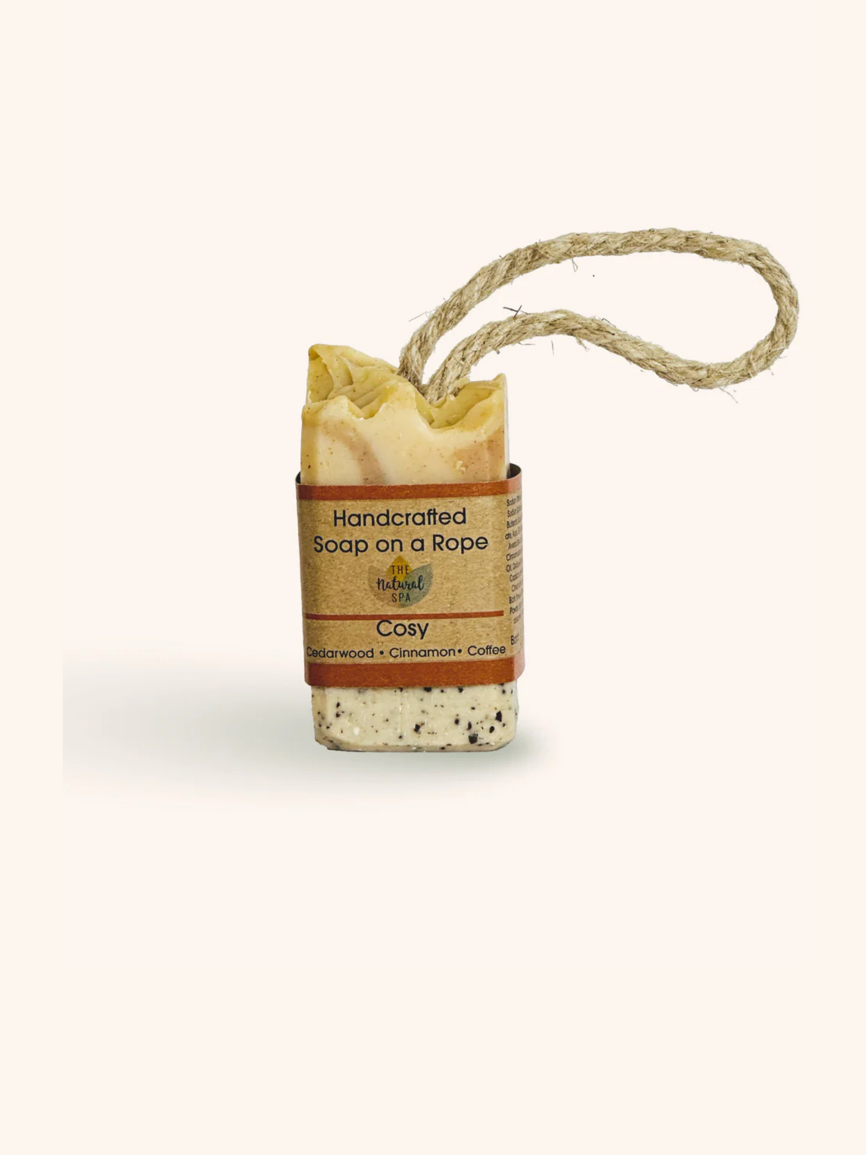 Cosy Cold Process Soap | Handmade with Coffee & Spices |  100g