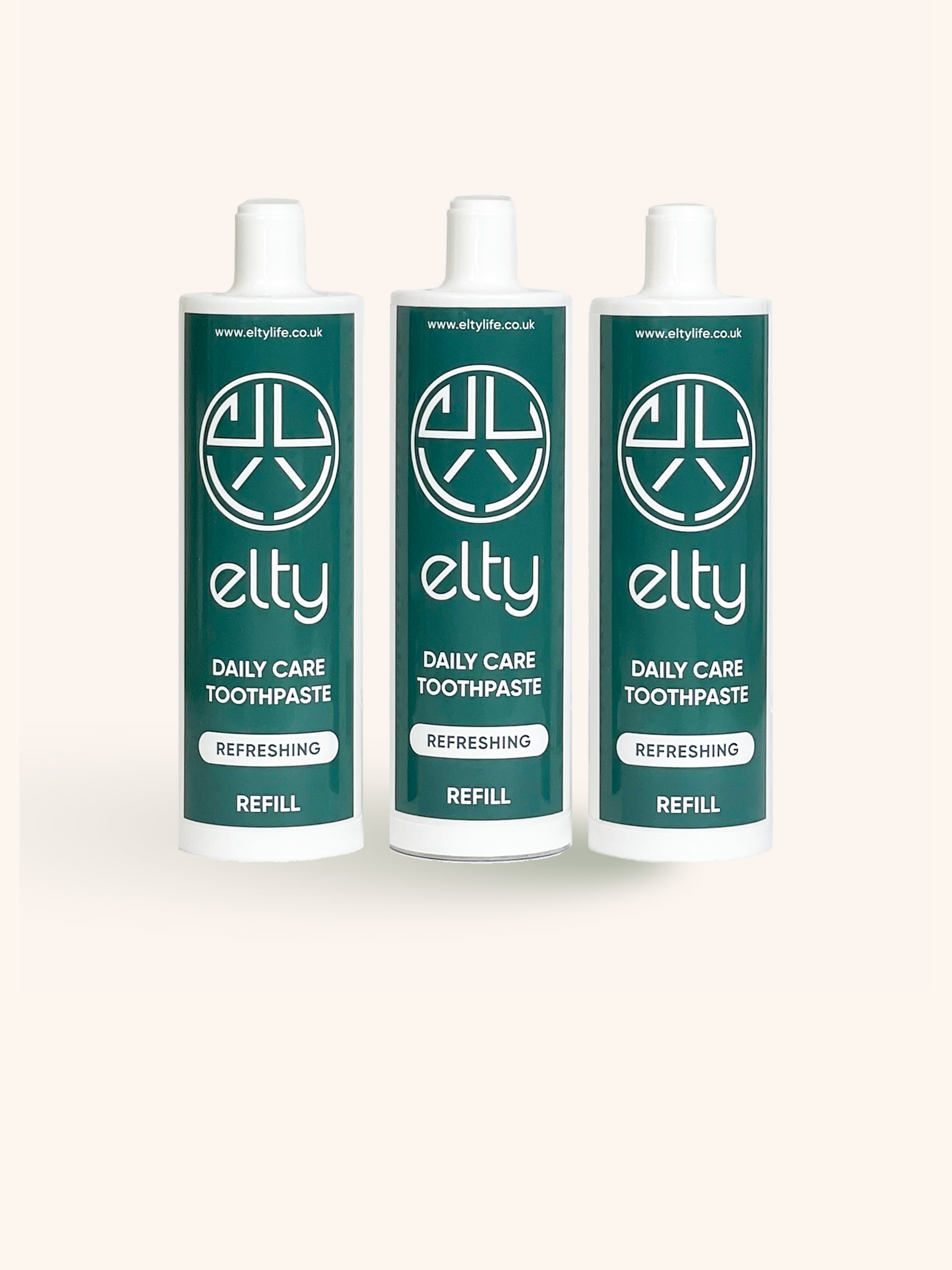 Elty Daily Toothpaste Refill Pack, Pine Flavour 225ml