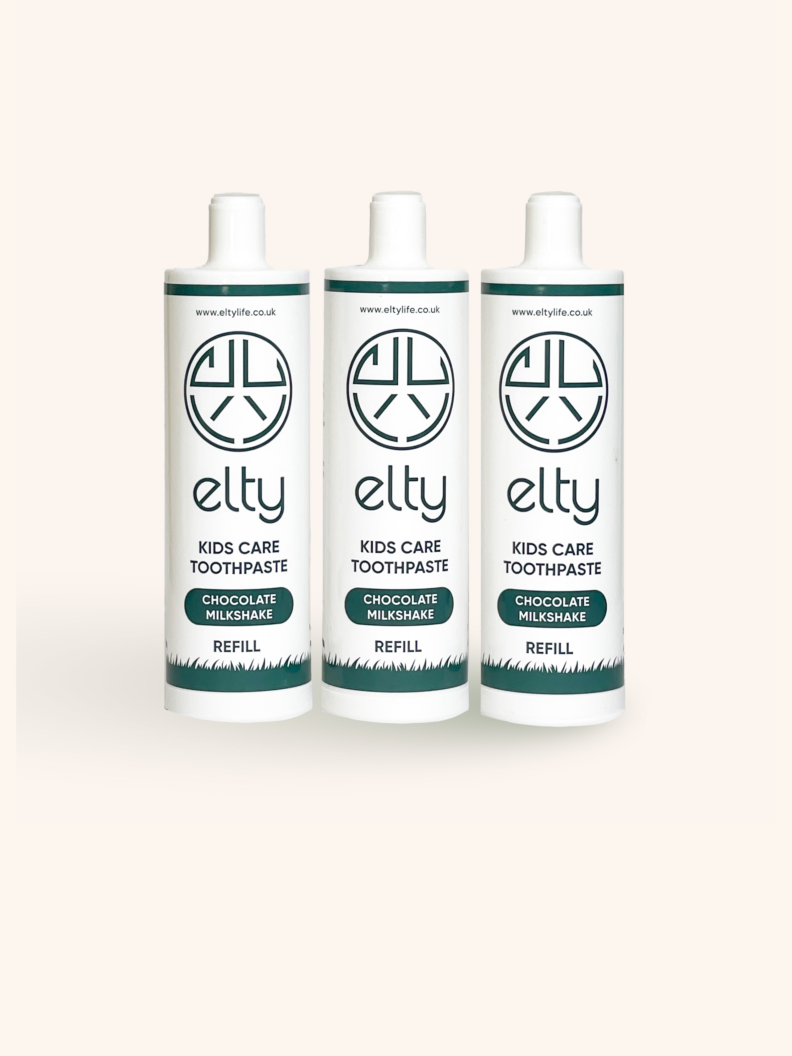 Elty Kids Toothpaste Refill Pack, Chocolate Milkshake, 225ml