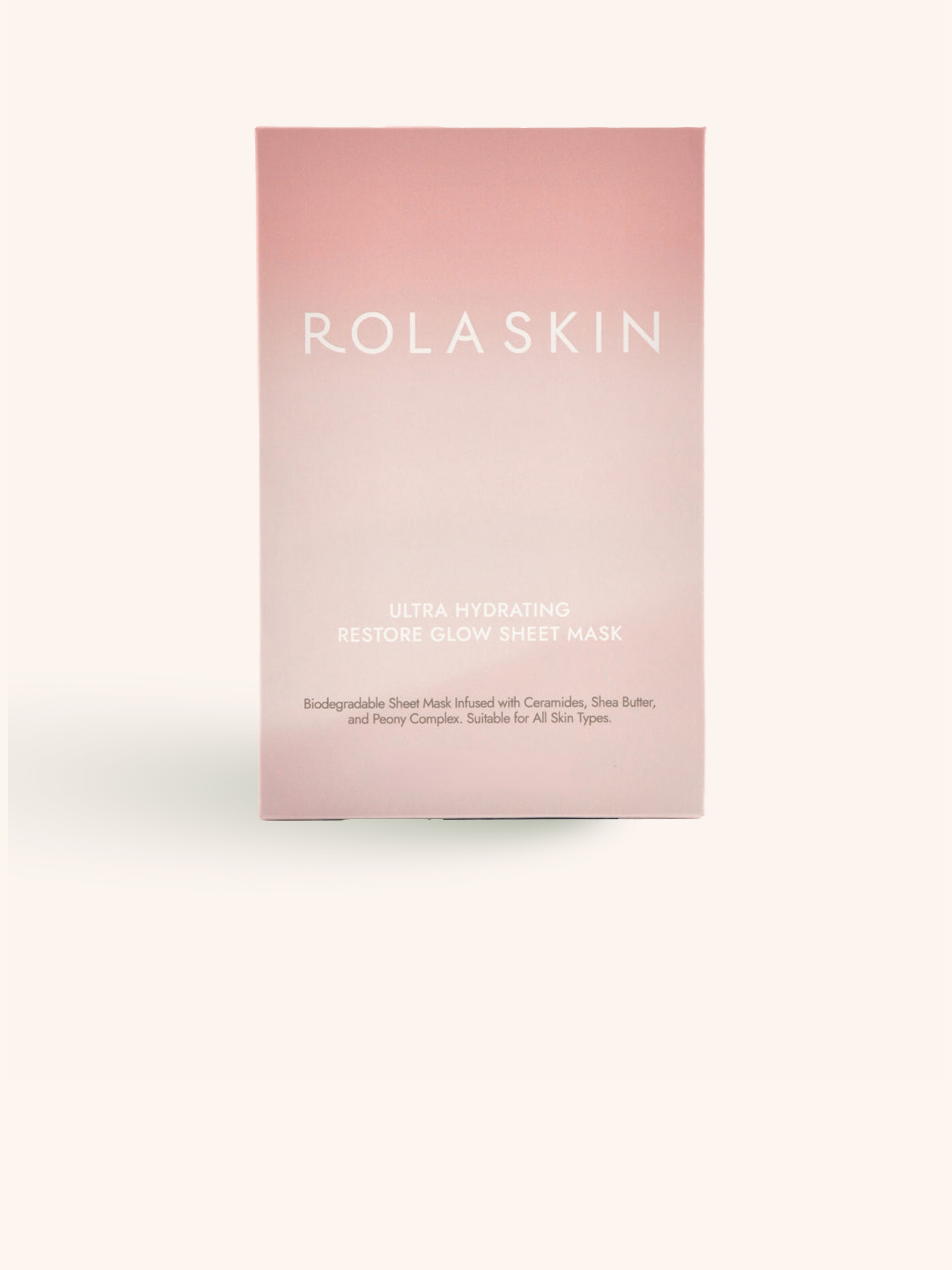 Ultra Hydrating Natural Glow Sheet Mask – Ceramide, Shea Butter & Chamomile 25ml
