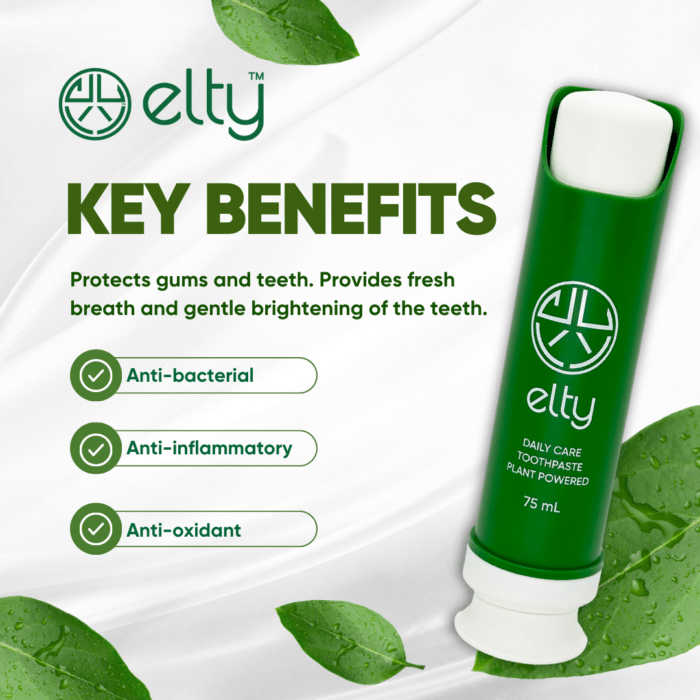 Elty Daily Toothpaste benefits