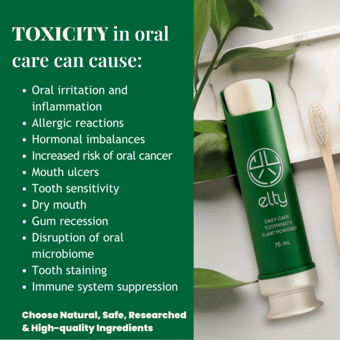 Toxicity in oral care and hormonal imbalances