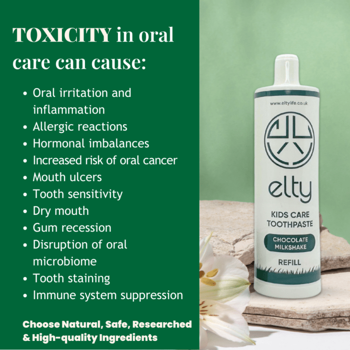 Kids Oral care and toxicity in toothpaste