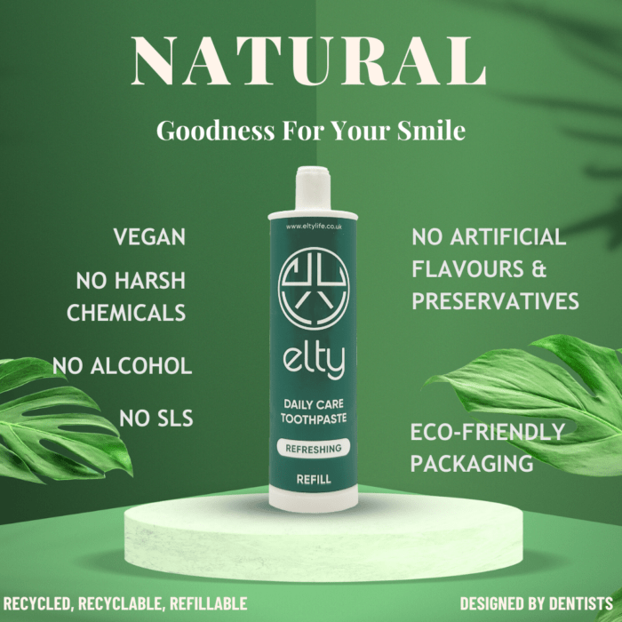 Elty Natural Toothpaste without fluoride