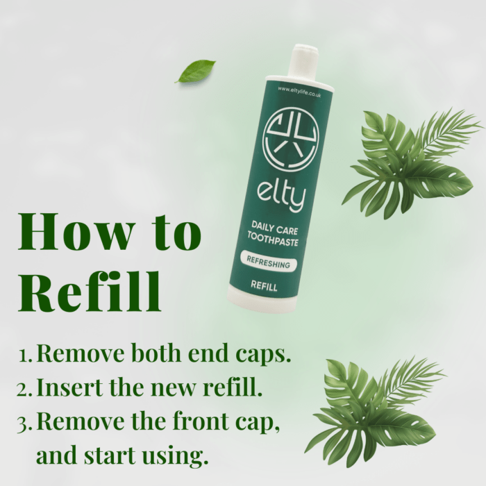 How to Refill Elty toothpaste