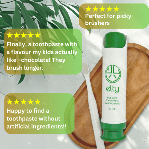 Elty most liked kids toothpaste in the UK