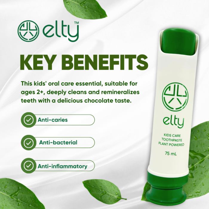 Elty Best anti-caries and anti-cavity kids toothpaste